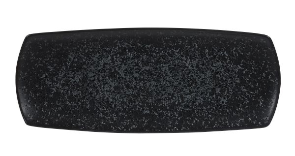 Churchill, Menu Shades : Caldera Ash Black - Platte rechteckig 35,5 x 14 cm