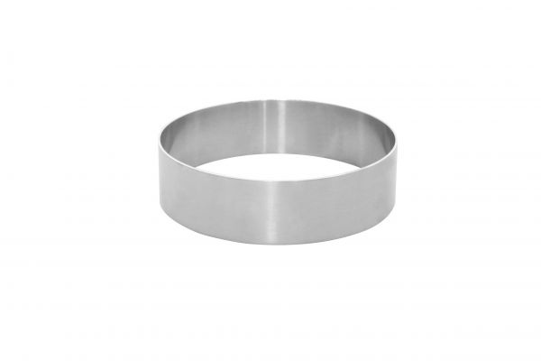 Tortenring, Aluminium, D: 180 mm, Höhe: 50 mm