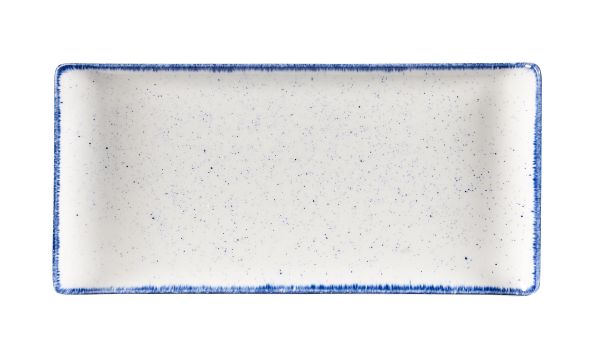Churchill, Stonecast Hints : Indigo Blue - Buffetplatte rechteckig, 30 x 14,5 cm