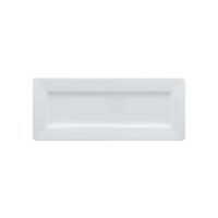 Teller/ Platte, rechteckig, uni, weiss, 29,4 x 12 x 2,3 cm Teller/ Platte, rechteckig, uni, weiss, 29,4 x 12 x 2,3 cm
