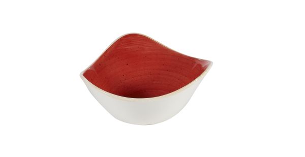 Churchill, Stonecast : Berry Red - Schale dreieckig, 15,3 cm/ 0,26 ltr.