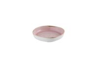 Churchill, Stonecast : Petal Pink - Teller tief organisch m. erhöhten Rand, 23 x 4,5 cm Churchill, Stonecast : Petal Pink - Teller tief organisch m. erhöhten Rand, 23 x 4,5 cm