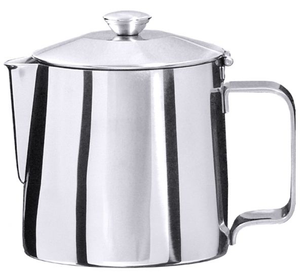 Teekanne, Innensieb, Scharnierdeckel, Edelstahl, I: 0,3 ltr., H: 10 cm