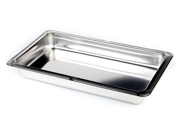 GN 1/2 Tablett / Behälter PROFI LINE 32,5 x 26,5 cm, H: 6,5 cm, 3,3 ltr., 18/10 Edelstahl