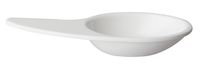 Fingerfood Löffel YING YANG 10 x 4,5 cm, H: 1,5 cm, Melamin, weiss Fingerfood Löffel YING YANG 10 x 4,5 cm, H: 1,5 cm, Melamin, weiss