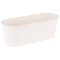 Besteckbehälter / Korb, Edelstahl 18/0, Boden: 29 x 8,5 cm, 29,5 x 12 x 10 cm, Farbe: weiss Besteckbehälter / Korb, Edelstahl 18/0, Boden: 29 x 8,5 cm, 29,5 x 12 x 10 cm, Farbe: weiss