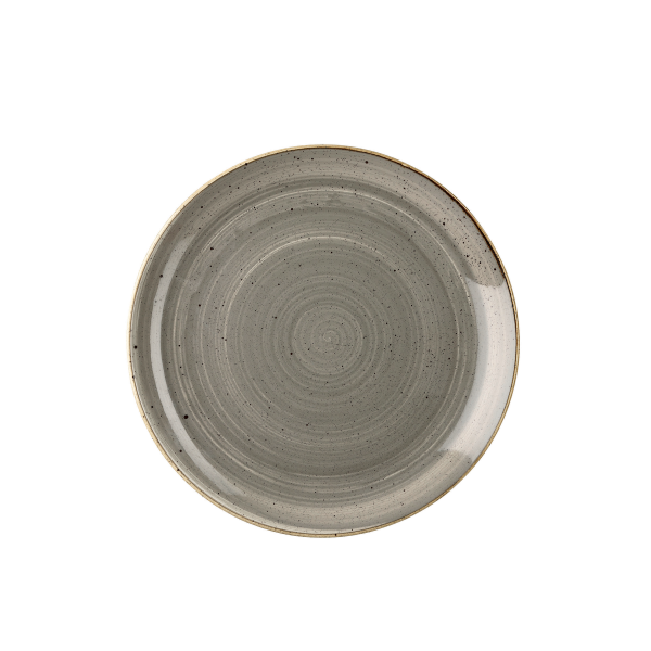 Churchill, Stonecast : Peppercorn Grey - Teller flach Coup, 16,5 cm
