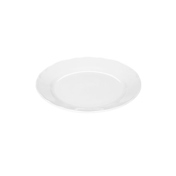 Bauscher, Marie Christine - Teller flach Fahne, weiss, uni, 19 cm
