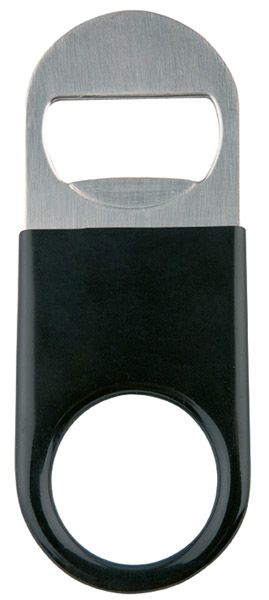 Kellner-Flaschenöffner 11 x 4 cm, Edelstahl, mit Gummierung