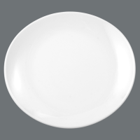 Seltmann Weiden, Meran, Steak & More - Teller oval 5195, weiss, uni, 25 cm Seltmann Weiden, Meran, Steak & More - Teller oval 5195, weiss, uni, 25 cm