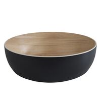 Schale FRIDA, D: 30 cm, H: 9,5 cm, Melamin, innen: Holzoptik Schale FRIDA, D: 30 cm, H: 9,5 cm, Melamin, innen: Holzoptik