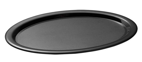Serviertablett KAFFEEHAUS, 28,5 x 21,5 cm, H: 1,5 cm, Melamin, schwarz