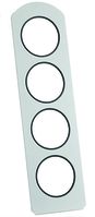 GASTRO Vario Rack, Rückwand für 4 Displays, eloxiertes Alu, L: 150 mm, B: 549 mm, H: 4 mm GASTRO Vario Rack, Rückwand für 4 Displays, eloxiertes Alu, L: 150 mm, B: 549 mm, H: 4 mm