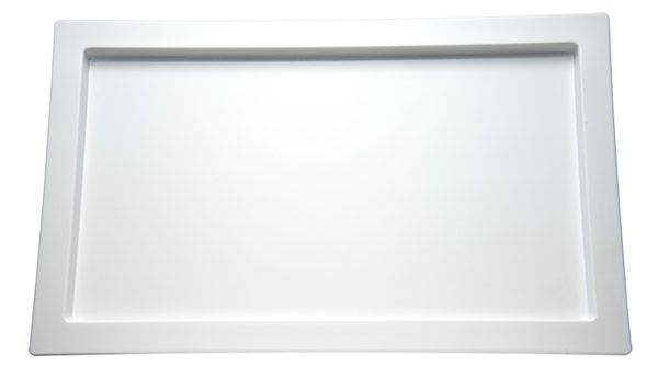 GN 1/1 Tablett FRAMES 53 x 32,5 cm, H: 2 cm, Melamin, Polycarbonat, weiss