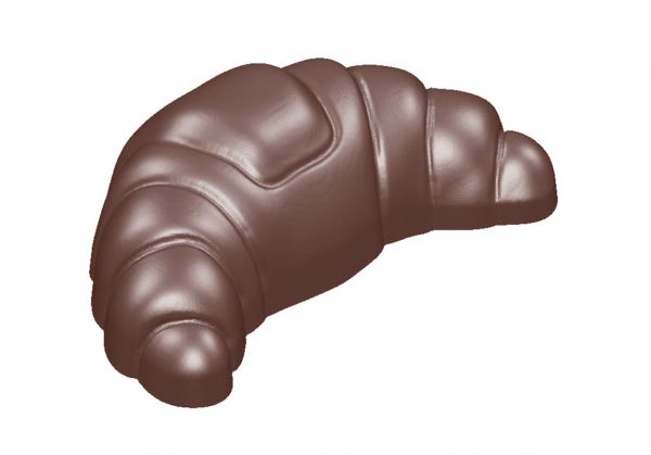 Schokoladen- Form Croissant, 275 x 135 mm, 2 x 7 Stück 48 x 29 x 15 mm
