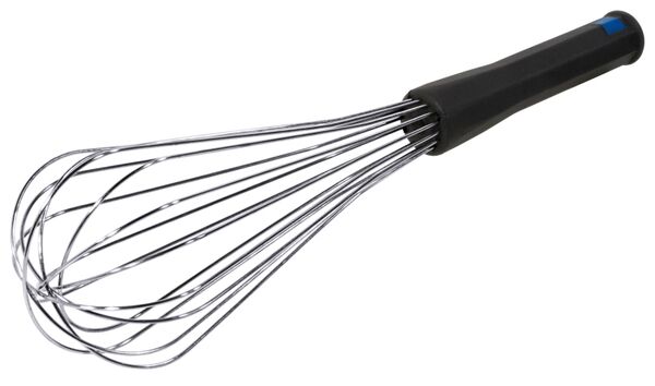 Rührbesen, 16 Drähte, Edelstahl, L: 30 cm, D: 1,5 mm, Stiel: 12 cm