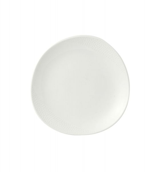 Churchill, Isla : White - Teller flach rund organisch 21 cm