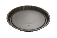 Obstortenform, gerippter Rand, geprägter Boden, Do: 320 mm, Du: 293 mm, H: 32 mm Obstortenform, gerippter Rand, geprägter Boden, Do: 320 mm, Du: 293 mm, H: 32 mm