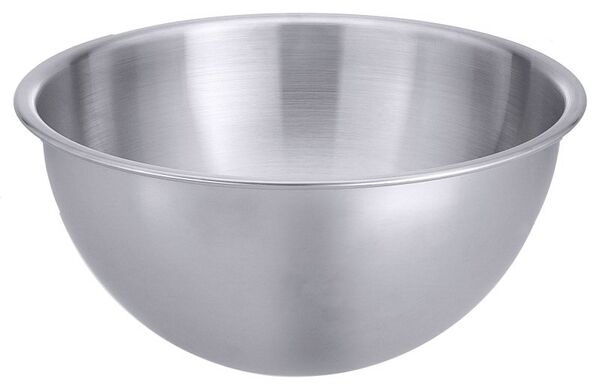 Mixerschüssel, I: 7,5 ltr., D: 33 cm, H: 13 cm, Edelstahl, hochglänzend