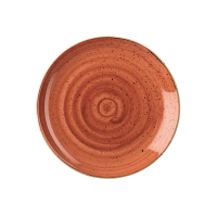 Churchill, Stonecast : Spiced Orange - Teller flach Coupe, 26 cm Churchill, Stonecast : Spiced Orange - Teller flach Coupe, 26 cm
