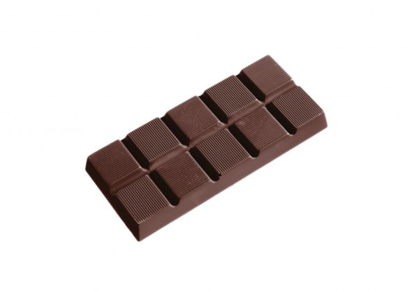 Schokoladen- Form Schokoladentafel, 2 Reihen, 275 x 135 mm, 1 x 5 Stück 117 x 50 x 11 mm