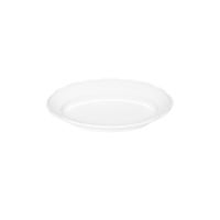 Bauscher, Marie Christine - Platte oval Fahne, weiss, uni, 25 x 17 cm Bauscher, Marie Christine - Platte oval Fahne, weiss, uni, 25 x 17 cm
