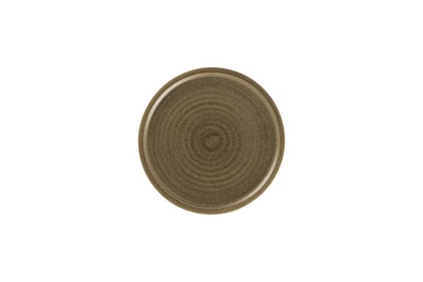 RAK, Ease Selva : Dark Brown - Teller flach Coup, 20,4 x 2,1 cm
