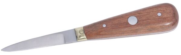 Austernbrecher, Messerstahl, Holzgriff, L: 16 cm, Klingenlänge: 6,5 cm