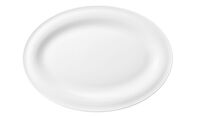 Seltmann Weiden, Blues - Platte oval, weiss, uni, 25 cm Seltmann Weiden, Blues - Platte oval, weiss, uni, 25 cm