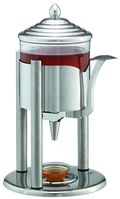 ELEGANCE Honigspender für 1 kg flüssigen Honig, Edelstahl, klarer Behälter, L: 235 mm, B: 210 mm, H: 350 mm ELEGANCE Honigspender für 1 kg flüssigen Honig, Edelstahl, klarer Behälter, L: 235 mm, B: 210 mm, H: 350 mm