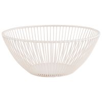 Korb SVART, Metall, D: 20 cm, H: 8 cm, Farbe: whisper white Korb SVART, Metall, D: 20 cm, H: 8 cm, Farbe: whisper white