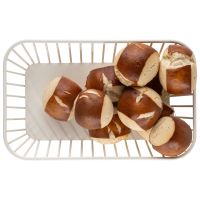 Vorschau: GN 1/4 Korb URBAN 26,5 x 16,2 cm, H: 7,5 cm Metall Farbe: whisper white Vorschau: GN 1/4 Korb URBAN 26,5 x 16,2 cm, H: 7,5 cm Metall Farbe: whisper white