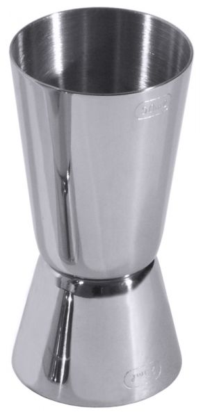 Barmaß, Edelstahl, I: 2,5/5 cl, H: 8,4 cm
