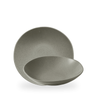 Churchill, Stonecast Natural : Peppercorn Grey - Teller tief Organisch Coup, 25 x 5 cm/ 1,5 ltr. Churchill, Stonecast Natural : Peppercorn Grey - Teller tief Organisch Coup, 25 x 5 cm/ 1,5 ltr.