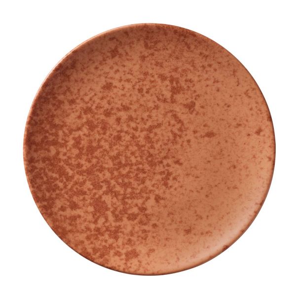 Bauscher, Sandstone : Dekor 425946 Orange - Teller flach coup rund 28 cm