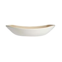 Steelite, Revolution : Sandstone 1776 - Teller halbtief oval Coup, 25,5 cm Steelite, Revolution : Sandstone 1776 - Teller halbtief oval Coup, 25,5 cm