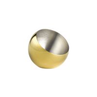 Schale SPHERE, 3er-Set, Edelstahl 18/8, D: 8 cm, H: 7 cm, I: 0,1 ltr., innen: mattiert, aussen: goldfarben Schale SPHERE, 3er-Set, Edelstahl 18/8, D: 8 cm, H: 7 cm, I: 0,1 ltr., innen: mattiert, aussen: goldfarben