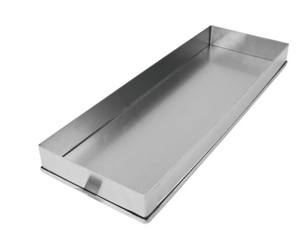 Schnittkuchenblech 2 tlg., Boden und Backrahmen, Aluminium, 580 x 200 x 50 mm