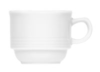 Bauscher, Dialog - Espresso-Obere stpb., weiss, uni, 0,09 ltr. Bauscher, Dialog - Espresso-Obere stpb., weiss, uni, 0,09 ltr.