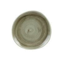 Churchill, Stonecast Patina : Burnished Green - Teller flach rund Organisch, 21 cm Churchill, Stonecast Patina : Burnished Green - Teller flach rund Organisch, 21 cm