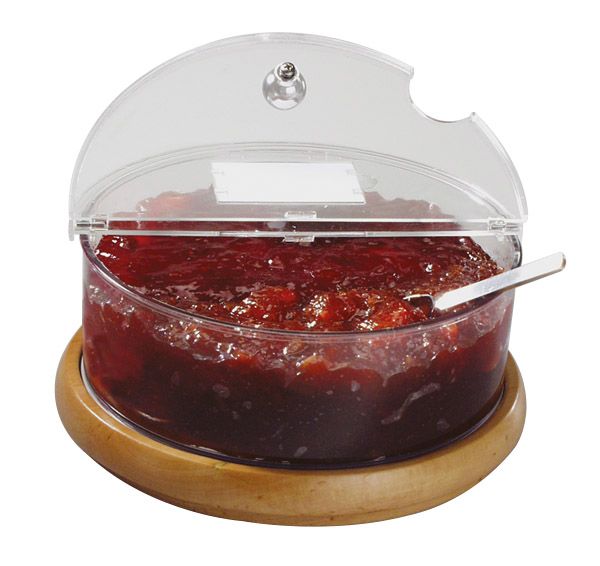 Kühlschale Maxi Holz TOP FRESH, D: 22 cm, H: 14 cm, 2,5 ltr., 4-teilig, Buchen-Holz