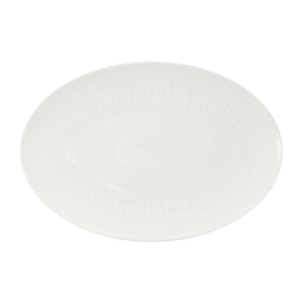 Bauscher, Smart : 329327 Stripes - Platte oval coup 33 x 23 cm