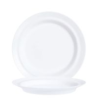 Arcoroc, Autonomy : White - Teller flach, 23 cm Arcoroc, Autonomy : White - Teller flach, 23 cm