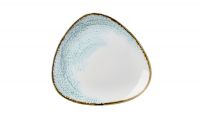 Churchill, Homespun Accents : Aquamarine - Teller flach dreieckig, 28,5 cm Churchill, Homespun Accents : Aquamarine - Teller flach dreieckig, 28,5 cm