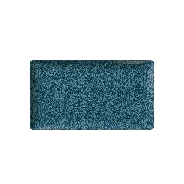 Bauscher, Purity : 426075 Pearls Ocean - Platte rechteckig Coup, bonewhite, 27 x 20 cm