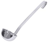 Schöpfkelle, kurz, fugenlos, Edelstahl, I: 0,25 ltr., D: 10 cm, Stiellänge: 24 cm Schöpfkelle, kurz, fugenlos, Edelstahl, I: 0,25 ltr., D: 10 cm, Stiellänge: 24 cm