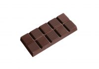 Schokoladen- Form Schokoladentafel, 2 Reihen, 275 x 135 mm, 1 x 5 Stück 117 x 50 x 11 mm Schokoladen- Form Schokoladentafel, 2 Reihen, 275 x 135 mm, 1 x 5 Stück 117 x 50 x 11 mm