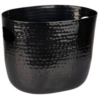 Wein-, Sektkühler, Aluminium, 25,5 x 19 x 20 cm/ 2,1 ltr., Farbe: Gunmetal-Look Wein-, Sektkühler, Aluminium, 25,5 x 19 x 20 cm/ 2,1 ltr., Farbe: Gunmetal-Look