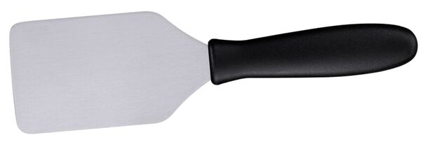 Pfannenspachtel, Edelstahl, Griff aus Polyamid, 9 x 6,5 cm, L: 24 cm