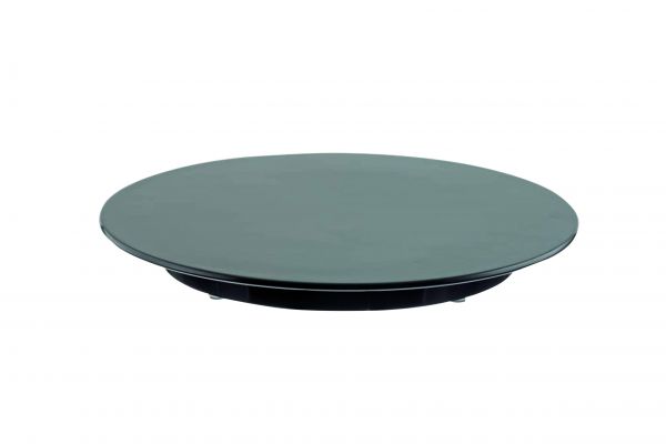 Tortenplatte Melamin, schwarz, D: 320 mm, H: 30 mm